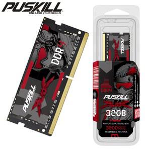 PUSKILL 메모리 램 노트북, DDR4, DDR3L, 16GB, 8GB, 4GB, 32GB, 3200 2666, 2400 1600 1333, Sodimm 노트북 메모리