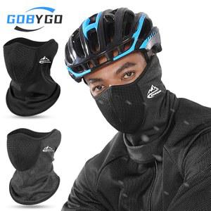 GOBYGO 겨울 사이클링 헤드스카프 방풍 및 따뜻한 귀와 목 보호대 야외 스포츠 자전거 페이스 마스크는 안개를 방지합니다.