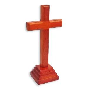 벽걸이 탁상용 스탠드 나무 원목 십자가 26cm 용십자가 기도용