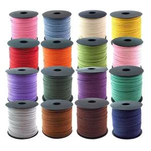 가죽끈 타래 목걸이줄 팔찌 100yd 대용량 포장타이 리본 용리본