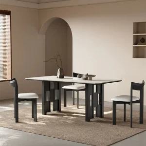 고급 식탁 원목 다이닝테이블 6인용 우드 4인용 직사각 세트