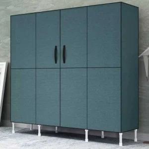 천 간이 옷장 이불장 간편 플라스틱 기숙사 장롱 행거 원룸