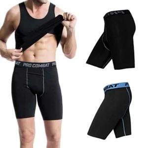 남자 스포츠 트레이닝 신축성 이너 레깅스 반바지 DJZ7+1kbI