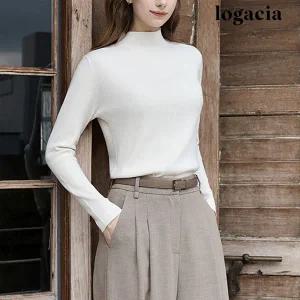 로가시아 25FW 터틀넥 골지니트 1종