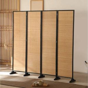 간살파티션 가벽설치 낮은파티션 원목파티션 3도어 업소용 가림막 정원 원룸 침대 나무