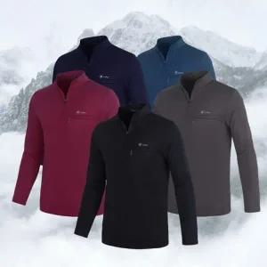 겨울티셔츠 기모 기모티셔츠 포근한 남성티셔츠 운동복 아웃도어 집업티셔츠