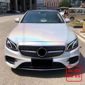 앞 범퍼 그릴 레이싱 그릴 다이아몬드 스타일 메르세데스 벤츠 C W205 C205 S205 2014-2021 C180 C200 C250