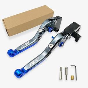 YZF-R7 2021년 2022년 2023년 2024년 2025년 R7과 호환되는 모터사이클 접이식 조절식 클러치 브레이크 레버(그레이 블루)