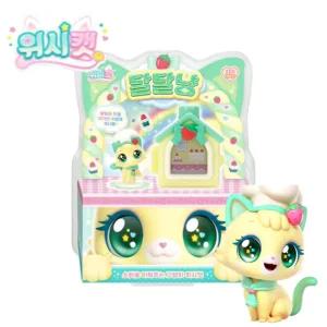 위시캣 케이스 받침대 카드 달달냥 미니 피규어 인형