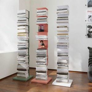 슬림 책장 철제 책 정리 선반 보관함 책꽂이 진열장