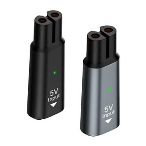 필립스 원 블레이드 QP2724 QP2834 QP4530 QP1924 면도기와 호환되는 5V Type-C 어댑터 충전기 변환기