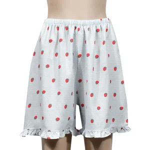 흡습기능바지 여성반바지 훌라스타일 친환경팬츠 셀프수선팬츠 편안바지 쿨링바지 러블리바지 여성편안한바지 허리사이즈조절바지 여성 3부 가볍고 부드러운 프린트 촉감 캐릭터 바지