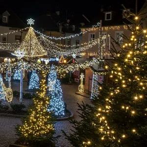 크리스마스 줄 전구 장식용 야외 트리 크리스마스 장식 조명 방수 정원등 태양광 벽걸이 캠핑용 꾸미기