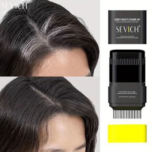 일회용 머리 수염 염색 펜 방수 헤어 컬러 스틱 남성 여성 인스턴트 커버 회색 흰색 컨실러
