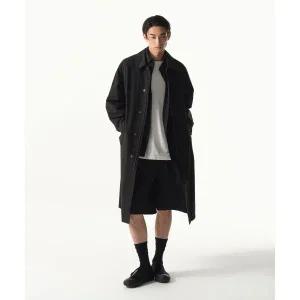 시티 레저 CN 오버사이즈 발마칸 트렌치 코트 블랙 378246