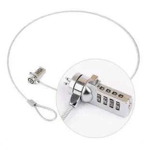 노트북 다이얼 자물쇠 도난방지 휴대용 분실방지 고리 노트붕용자물쇠 비밀번호 보조키