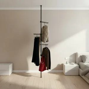 힘센폴행거 32mm 행거 시스템 무타공 black