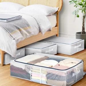 수납함 이불정리함 침대밑 보관함 언더베드 옷 침구 패브릭 박스 중