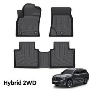 TPE카매트 그랑콜레오스 하이브리드 가솔린 1열+2열+루프코일 3D매트