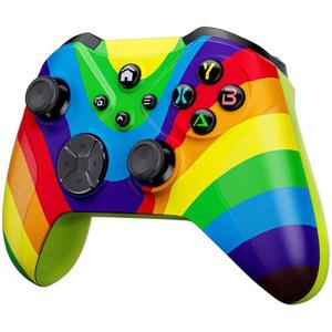 Xbox Series X|S, One Steam, PC, 6축 모션 컨트롤/3.5mm 오디오 잭/듀얼 진동/터보 업그레이드 필요 특수 에디션 맞춤형 무선 컨트롤러용 논블 컨트롤러
