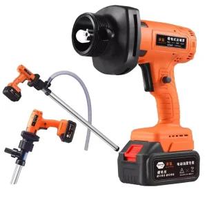 전동 기름 말통 충전식 자바라 주유기 급유 무선 디젤