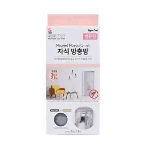 자석방충망 방문형 그레이 압정 포함 1m x 2.1m 모기 해충 차단 WFL1KJ5