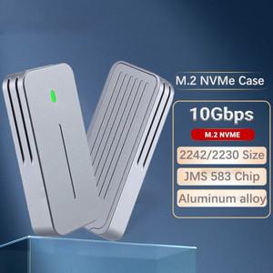 2230 2242 M.2 NVMe SSD 인클로저 PM991 SN530 SN740 SN735 용 외장 박스 USB3.1 A 타입 C Gen 2 케이스 10