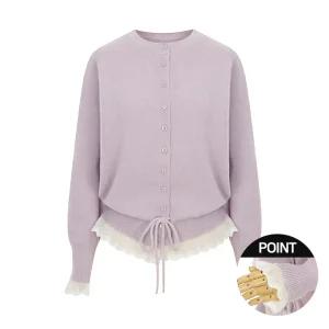 [페이지플린] 레이스스트링니트가디건_P5DCA018A