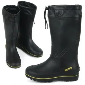 (노바) 250-290 겨울 남성 카프 논슬립 방수 방한부츠 털 위생장화 낚시장화 RB512 블랙