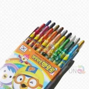 ( )퍼니 뽀로로 18색 빨간색색연필 뽀로로색연필 채점펜