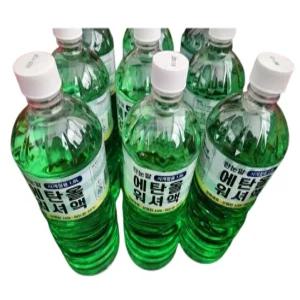 한눈알 에탄올 워셔액 1.8L 사계절 1박스(12개) 어는점 -25도 이하