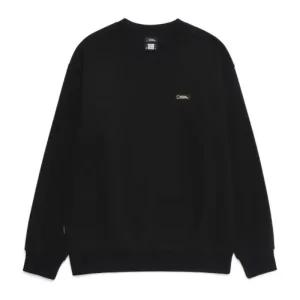 [매장정품] 내셔널지오그래픽NATIONALGEOGRAPHIC N253USW901 라르가 헤비웨이트 세미오버핏 맨투맨 BLACK