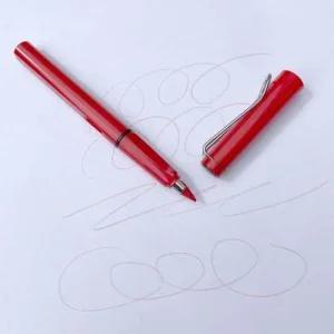 학원 학교 빨간색 무한 채점색연필 선생님선물 산수 점수 색연필 무한펜 레드