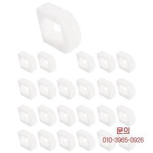 고양이 및 개 워터러용 교체 폼 필터 반려동물 워터러 폼 프리 필터 드링크웰과 호환 24 개