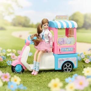 미미 솜사탕 트럭 캐릭터 마론 인형 역할놀이 장난감 가게 판매 패션 소꿉놀이 여아선물