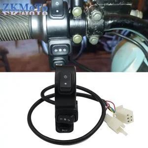 In1 /O 버튼 핸들 ATV 3 용 바 경적 부품 오토이 사키 라이트 22mm