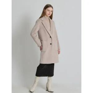 [르오트]미니멀 모던 포켓 울블렌디드 투버튼 롱코트_P413059464