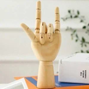 고품질 스케치 데생 용 관절 손 모양 그리기 모형 나무 원목 (WFFWNH2)