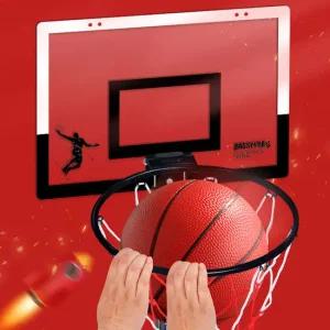 걸이형 미니 농구대 풀세트 농구공 백보드 문걸이 펌프 심심풀이