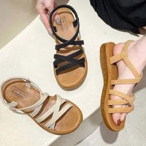 스트랩샌들 발목스트랩슈즈 바캉스신발 글래디에이터