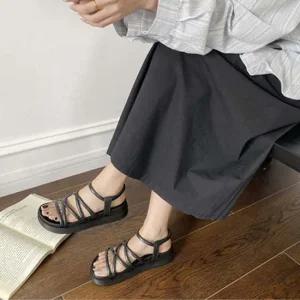 발편한 여성 스트랩 3컬러 썸머 스트라피 로마샌들