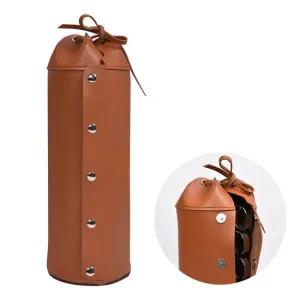 BUCK703 캠핑 스텐머그컵 6P 8P 겸용 가죽케이스 캠핑용품 캠핑가죽케이스 코펠 캠핑밀키트 테이블 텐