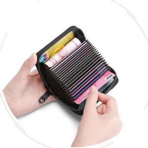 소가죽 여성 카드지갑 남자 반지갑 월렛 학생 명함 동전 지퍼지