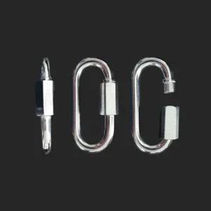 비나 캠핑 클라이밍 경량 비너 강철 스틸 링크 8mm 10개