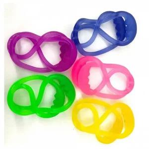 [셀러에이드]8자형 스트레칭 로프 컬러실리콘로프 8자스트레칭밴드