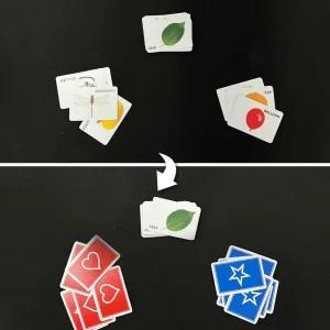 제이엘 인연의카드 같은색의카드를 고르는 마술도구 인연의카드게임 인연