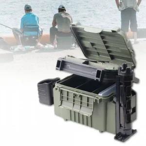 [셀러에이드]낚시 포함 멀티홀더 후크박스 루어 로드스탠드 31.5CM