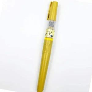 금색 붓 팬 한자 연습용 브러쉬 수채화 미술용 60호 수채모필