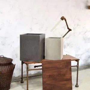 [오너클랜]2개셋트.모던시멘트 테라스톤 사각화분33x42/26x36cm