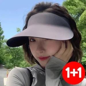 [2개구성] 초경량 냉감 여름 등산모자 골프썬캡 바이저 모자 버킷햇 자외선차단 햇빛가리개 여름